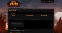 Desktop Screenshot of deranged.izkewl.com